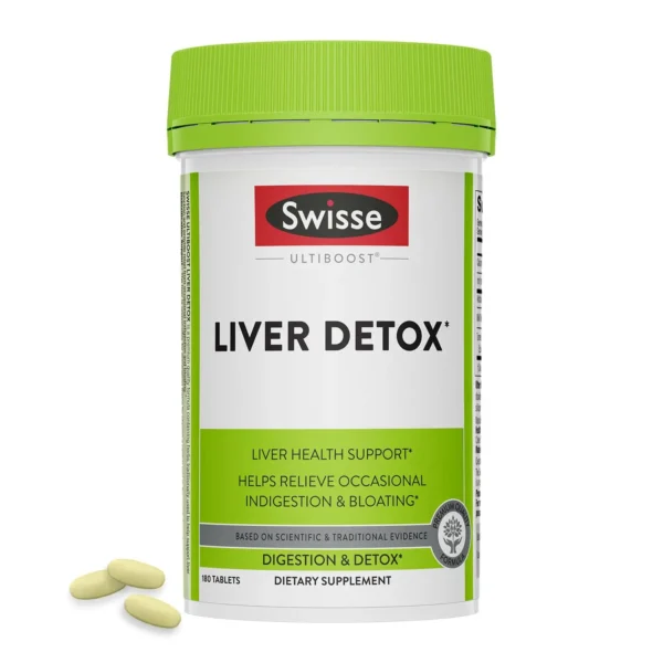 Swisse Liver Cleanse, Detox & Repair Supplement | 180 Pills for Liver Support