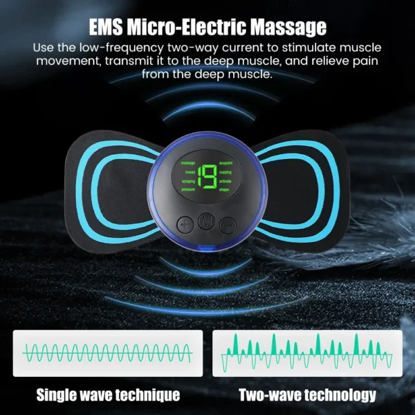 Mini Portable EMS Neck Massager